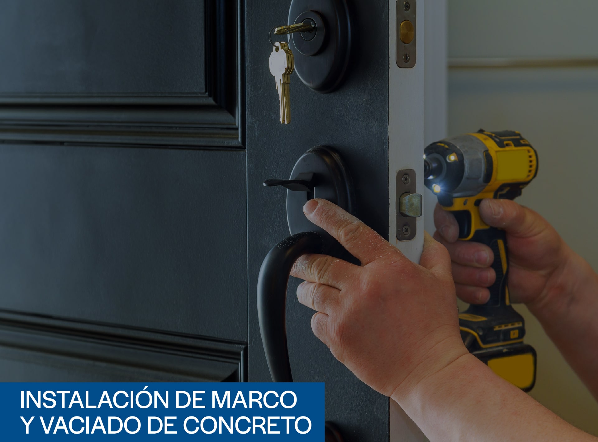 Instalación de marco y Vaciado de Concreto